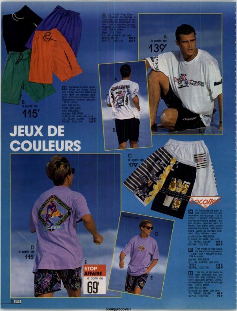 1991 LA REDOUTE PRINTEMPS-ETE MAIL ORDER CATALOGUE ON DVD