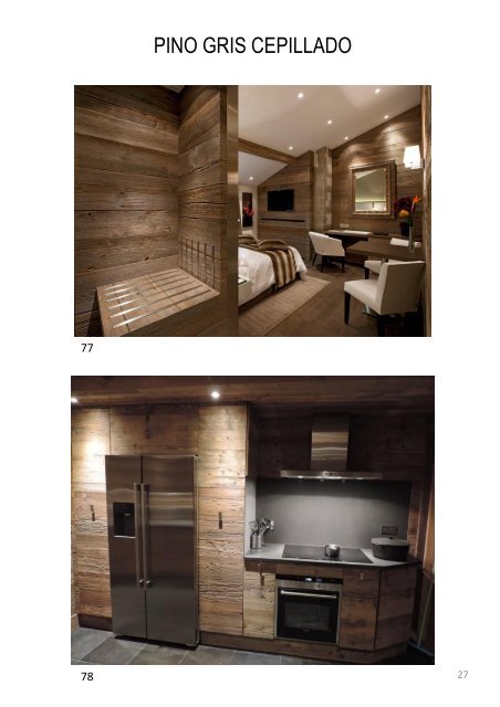 MADERAS RECICLADAS -  Home Design Catálogo 2015
