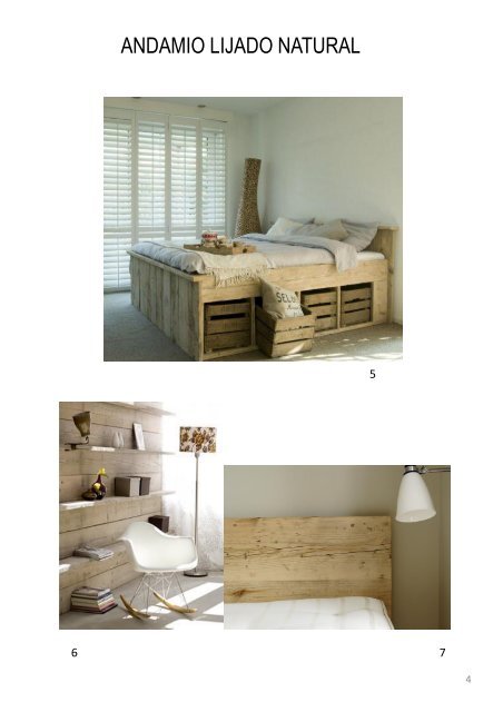 MADERAS RECICLADAS -  Home Design Catálogo 2015