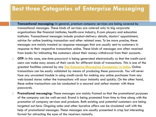  Benefits of Enterprise-Messaging Solution