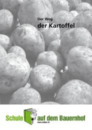 Wir entdecken den Weg der Kartoffel - Schule auf dem Bauernhof