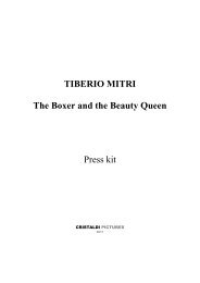 TIBERIO MITRI  Press kit INGLESE