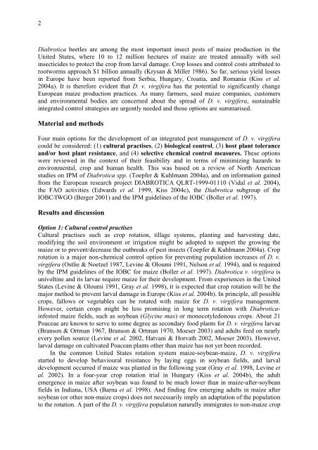 IOBC/wprs Bulletin Vol. 28(2) 2005