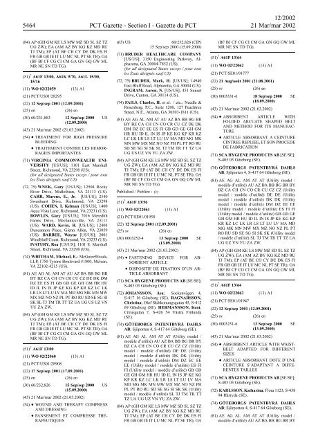 section 1 - World Intellectual Property Organization