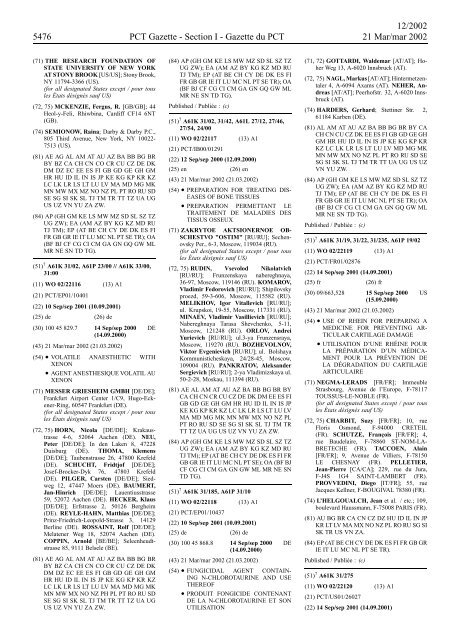 section 1 - World Intellectual Property Organization