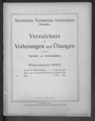 Verzeichnis der Vorlesungen und Übungen samt den Stunden- und Studienplänen Wintersemester 1921/22