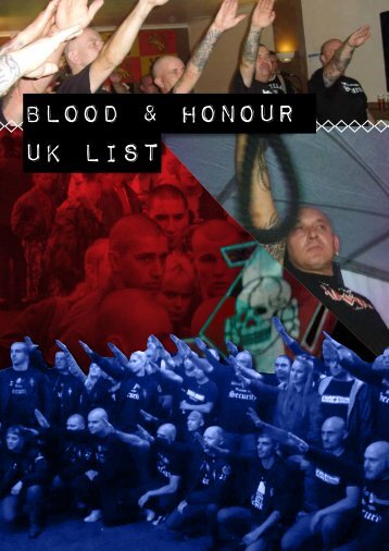 BLOOD & HONOUR uk list