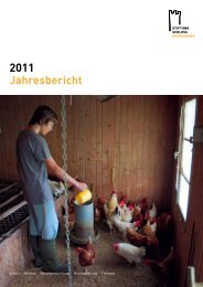 Jahresbericht 2011 - Stiftung Schloss Regensberg