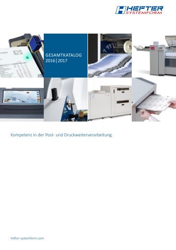 HEFTER Systemform l Gesamtkatalog 2016/2017