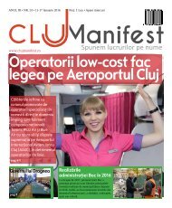ClujManifest 2017 - Editie Tiparita - An 3 - Nr.53 - 11 Ianuarie - 17 Ianuarie 2017