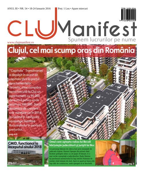 ClujManifest 2017 - Editie Tiparita - An 3 - Nr.54 - 18 Ianuarie - 25 Ianuarie 2017