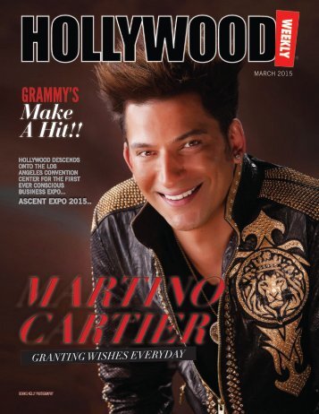 Hollywood Weekly "Make-a-Wish" Featuring Martino Cartier