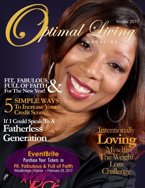 Optimal Living Magazine Fit, Fabulous & Full of Faith Issue