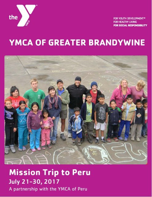 YGBW 2017 Peru Trip Brochure