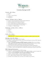 Committee Meetings for 2017