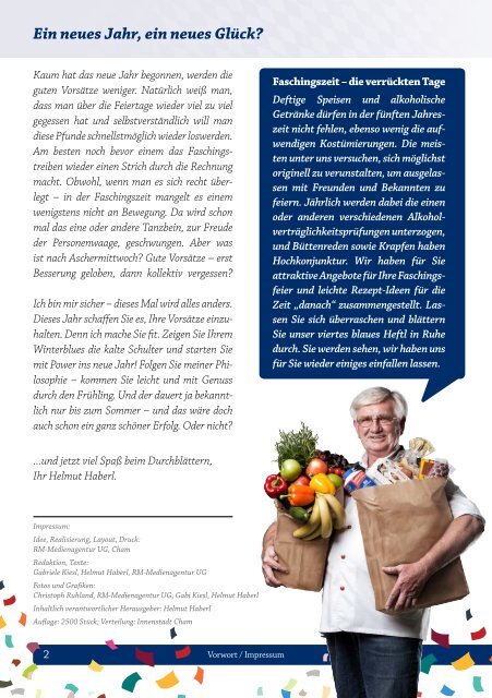 s‘blaue Heftl - Haberl Kundenmagazin Ausgabe 4 / 25.01.2017