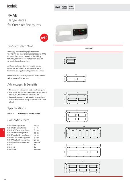 icotek Cable Entry Systems from icotek