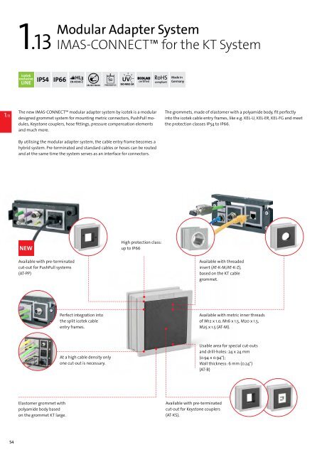 icotek Cable Entry Systems from icotek