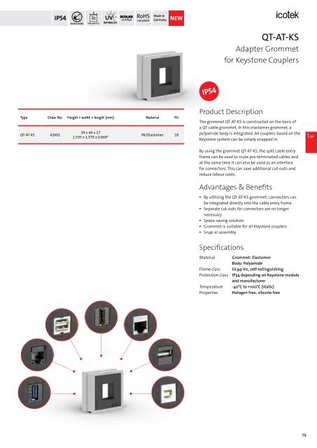 icotek Cable Entry Systems from icotek