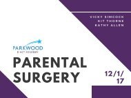 Parental Surgery Presentation 12 1 17