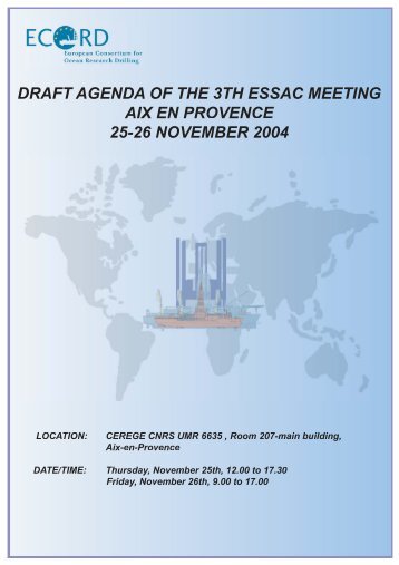 draft agenda of the 3th essac meeting aix en provence 25-26 ...