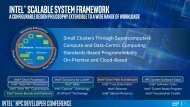 Intel® Scalable System Framework