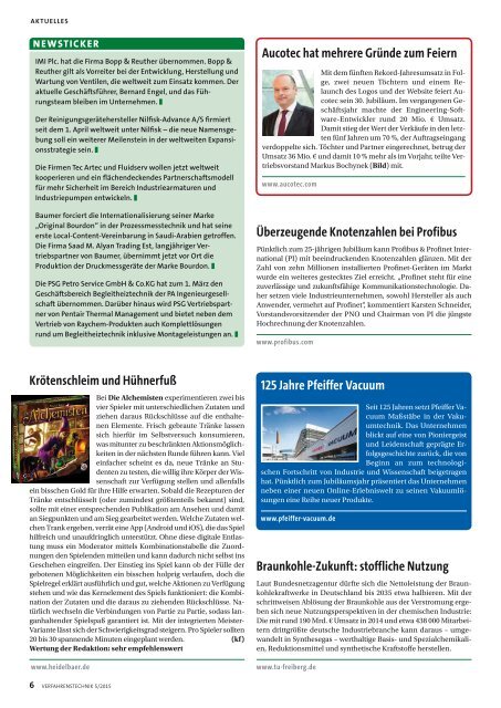 Verfahrenstechnik 5/2015