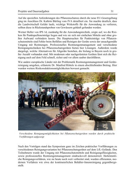 Jahresbericht 2011 - Bayerische Landesanstalt für Landwirtschaft ...