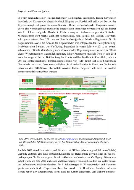 Jahresbericht 2011 - Bayerische Landesanstalt für Landwirtschaft ...