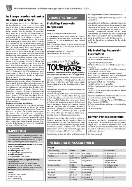 Ausgabe 15/2012 - Geiselwind