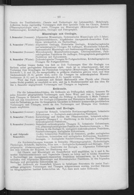 Verzeichnis der Vorlesungen und Übungen, Stunden- und Studienpläne Wintersemester 1930/31