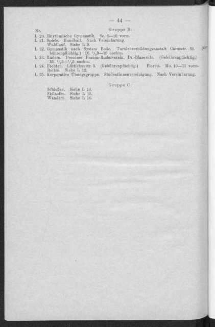 Verzeichnis der Vorlesungen und Übungen Wintersemester 1932/33