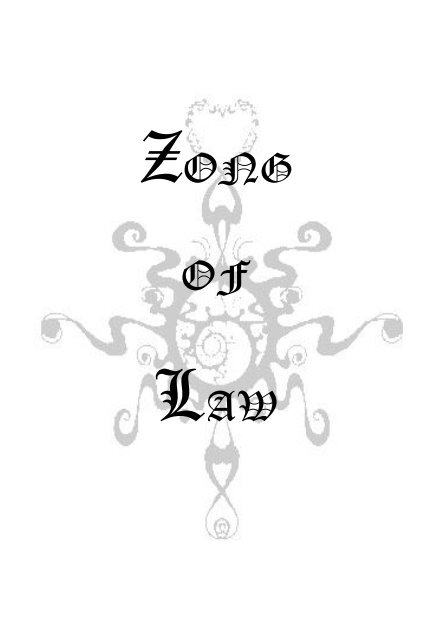 Zong of Law