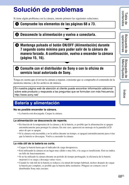 Sony MHS-FS1K - MHS-FS1K Istruzioni per l'uso Spagnolo