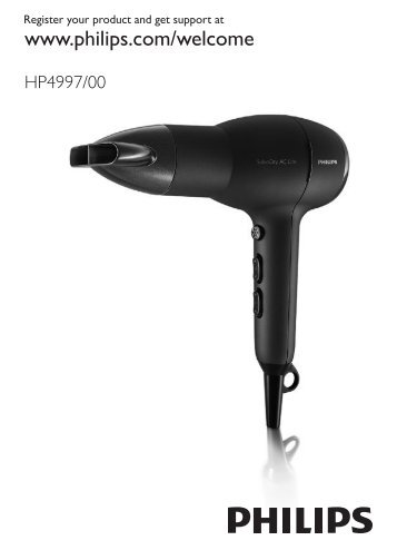 Philips SÃ¨che-cheveux - Mode dâemploi - SRP