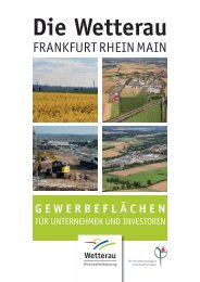 Gewerbeflächen für Unternehmen und Investoren im Wetteraukreis