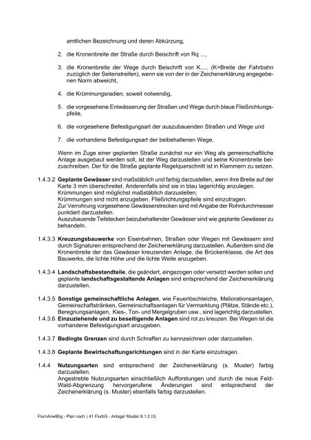 38 FlurbG - Ministerium für Infrastruktur und Landwirtschaft