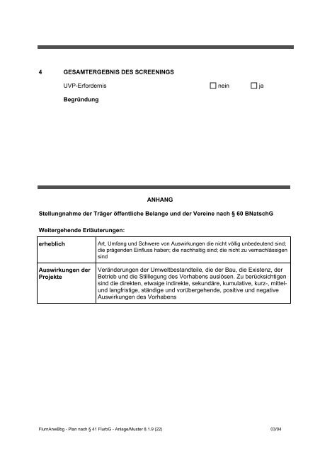 38 FlurbG - Ministerium für Infrastruktur und Landwirtschaft