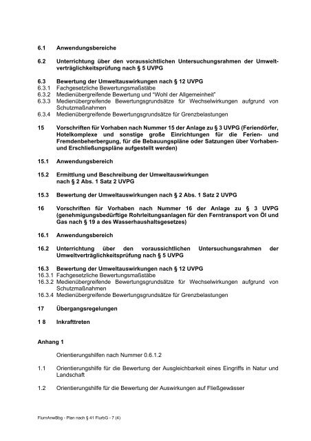 38 FlurbG - Ministerium für Infrastruktur und Landwirtschaft