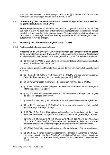 38 FlurbG - Ministerium für Infrastruktur und Landwirtschaft