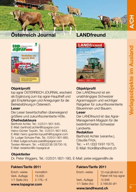 2 0 11 - Landwirtschaftsverlag GmbH