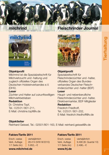 2 0 11 - Landwirtschaftsverlag GmbH