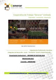 Presentacion Cooperativa y Gestion 2016-2017 informe para ENDEAVOR