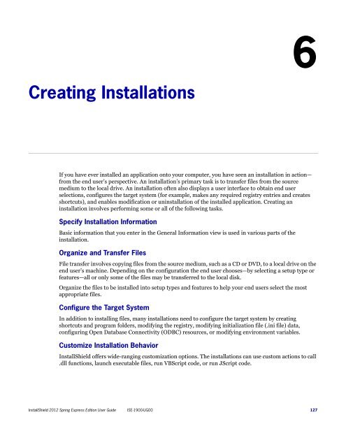 InstallShield 2012 Spring Express Edition User Guide