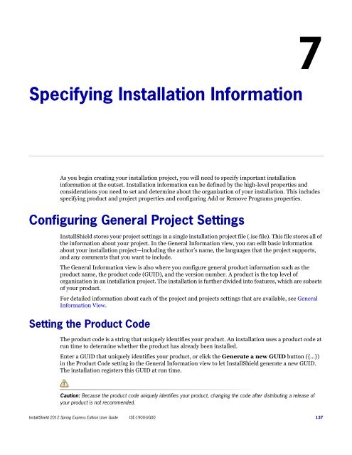 InstallShield 2012 Spring Express Edition User Guide