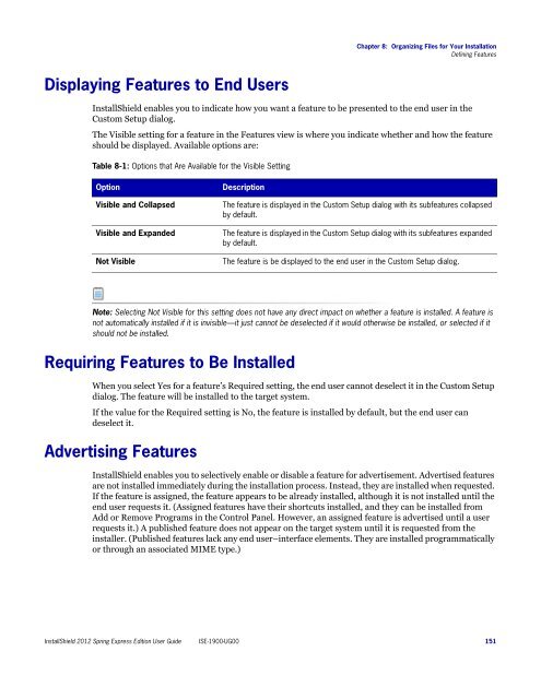 InstallShield 2012 Spring Express Edition User Guide