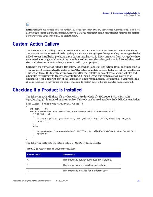 InstallShield 2012 Spring Express Edition User Guide