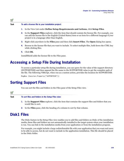 InstallShield 2012 Spring Express Edition User Guide