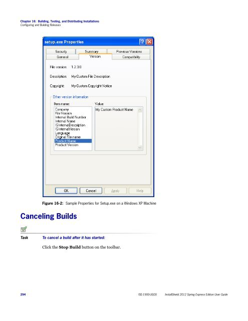 InstallShield 2012 Spring Express Edition User Guide