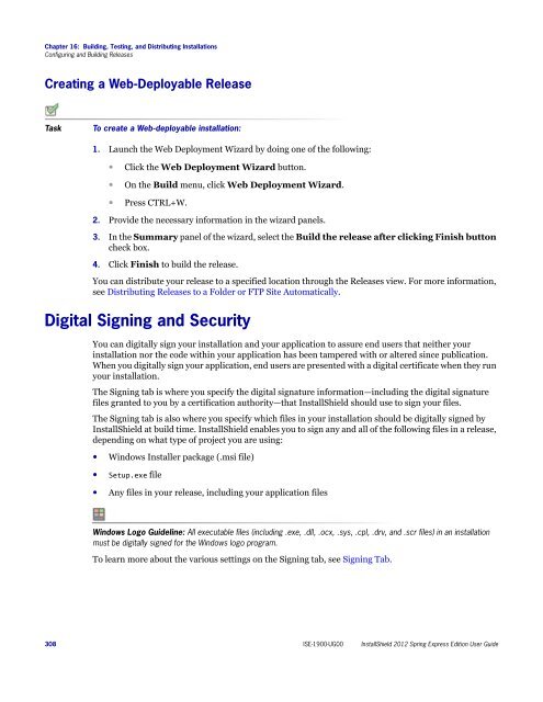 InstallShield 2012 Spring Express Edition User Guide